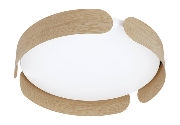 Eglo USA - 205421A - LED Ceiling Light - Valcasotto - Wood Color from Lighting & Bulbs Unlimited in Charlotte, NC