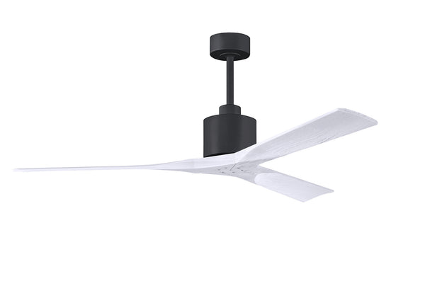 Matthews Fan Company - NK-BK-MWH-60 - 60" Ceiling Fan - Nan - Matte Black from Lighting & Bulbs Unlimited in Charlotte, NC