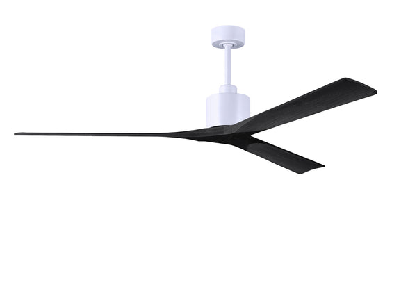 Matthews Fan Company - NKXL-MWH-BK-72 - 72" Ceiling Fan - Nan XL - Matte White from Lighting & Bulbs Unlimited in Charlotte, NC