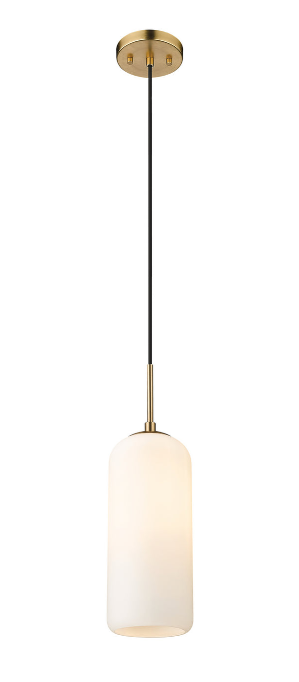 Z-Lite - 732P17-HBR - One Light Pendant - Monty - Heritage Brass from Lighting & Bulbs Unlimited in Charlotte, NC