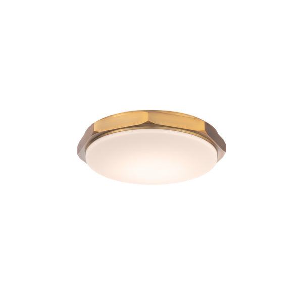 Modern Forms - FM-30216-27-AB - LED Flush Mount - Grommet - Aged Brass from Lighting & Bulbs Unlimited in Charlotte, NC