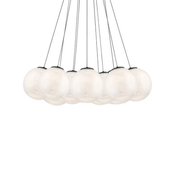 Modern Forms - PD-28812-BK - LED Chandelier - Cosmic - Black from Lighting & Bulbs Unlimited in Charlotte, NC