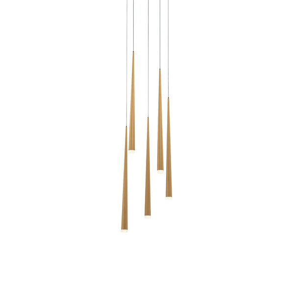 Modern Forms - PD-41805R-AB - LED Pendant - Cascade - Aged Brass from Lighting & Bulbs Unlimited in Charlotte, NC