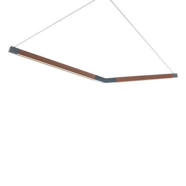 Modern Forms - PD-42254-BK/DW - LED Chandelier - Bough - Black/Dark Walnut from Lighting & Bulbs Unlimited in Charlotte, NC