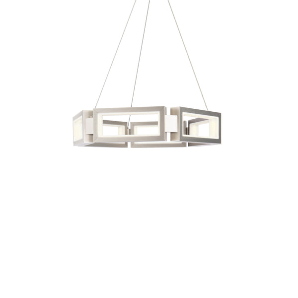 Modern Forms - PD-50829-BN - LED Chandelier - Mies - Brushed Nickel from Lighting & Bulbs Unlimited in Charlotte, NC