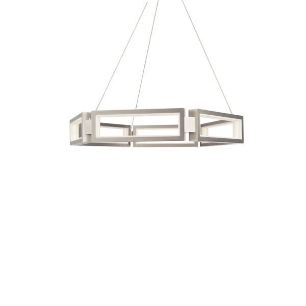 Modern Forms - PD-50835-BN - LED Chandelier - Mies - Brushed Nickel from Lighting & Bulbs Unlimited in Charlotte, NC