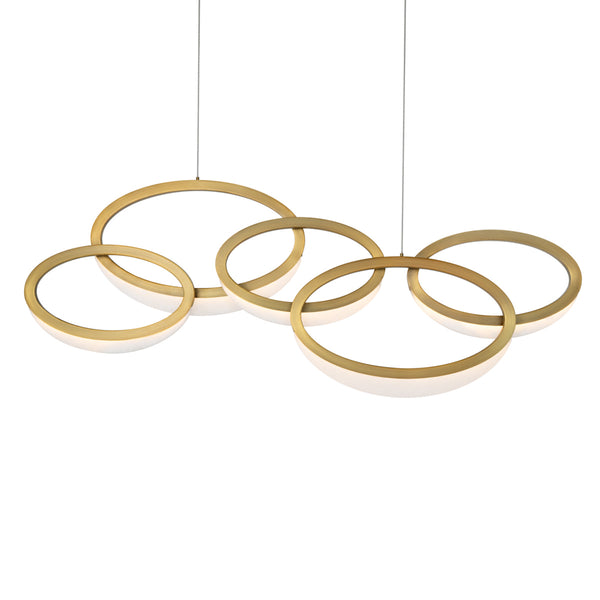 Modern Forms - PD-56246-AB - LED Chandelier - Orion - Aged Brass from Lighting & Bulbs Unlimited in Charlotte, NC