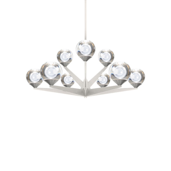 Modern Forms - PD-82027-SN - LED Chandelier - Double Bubble - Satin Nickel from Lighting & Bulbs Unlimited in Charlotte, NC