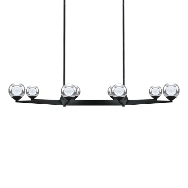 Modern Forms - PD-82044-BK - LED Chandelier - Double Bubble - Black from Lighting & Bulbs Unlimited in Charlotte, NC