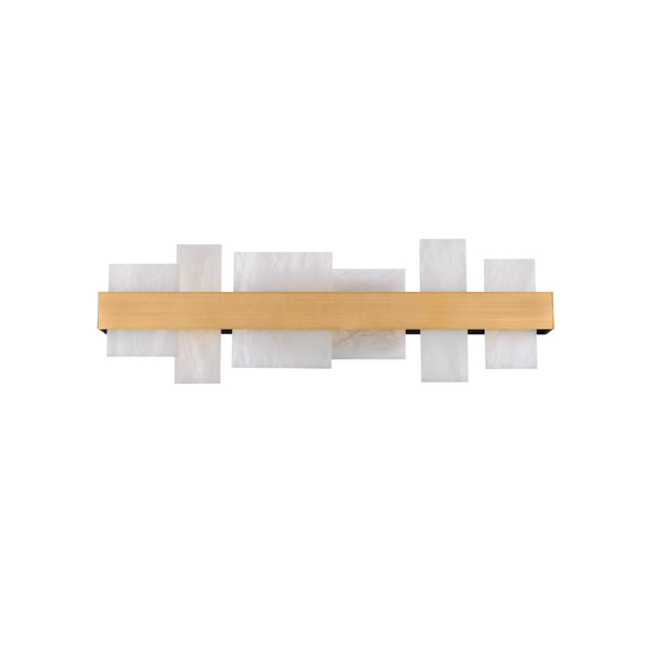 Modern Forms - WS-68127-AB - LED Bath Light - Acropolis - Aged Brass from Lighting & Bulbs Unlimited in Charlotte, NC