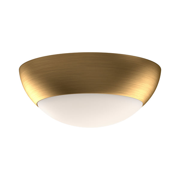 Alora - FM522211AGOP - Two Light Flush Mount - Rubio - Aged Gold/Opal Matte Glass from Lighting & Bulbs Unlimited in Charlotte, NC