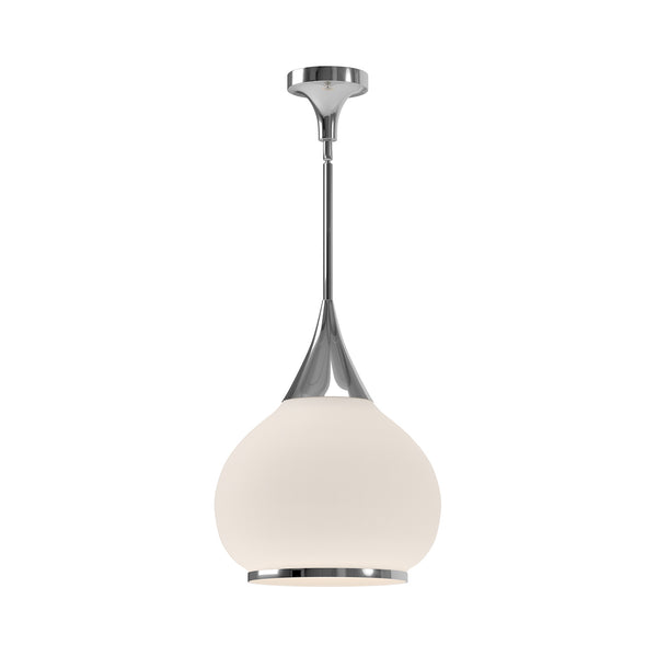 Alora - PD524214CHOP - One Light Pendant - Hazel - Chrome/Opal Matte Glass from Lighting & Bulbs Unlimited in Charlotte, NC