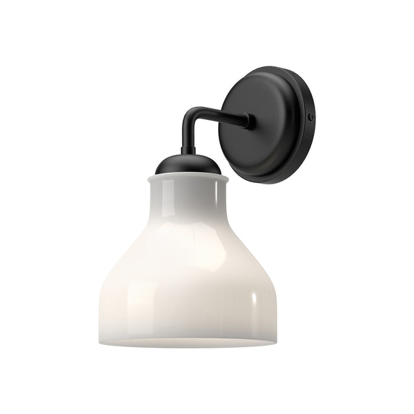 Alora - WV540106MBGO - One Light Vanity - Westlake - Matte Black/Glossy Opal Glass from Lighting & Bulbs Unlimited in Charlotte, NC