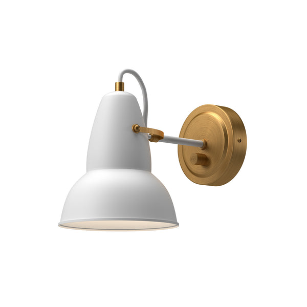 Alora - WV576607WHAG - One Light Vanity - Felix - White/Aged Gold from Lighting & Bulbs Unlimited in Charlotte, NC