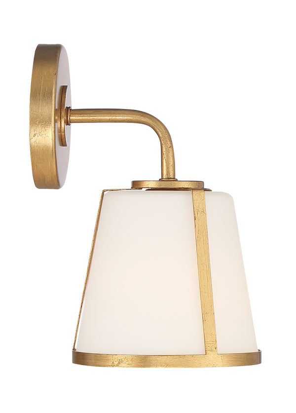 Crystorama - FUL-911-GA - One Light Wall Mount - Fulton - Antique Gold from Lighting & Bulbs Unlimited in Charlotte, NC