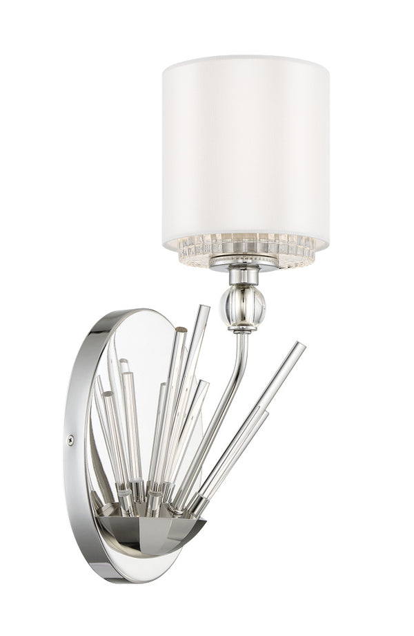 Metropolitan - N7381-613 - One Light Wall Sconce - Sutton - Polished Nickel from Lighting & Bulbs Unlimited in Charlotte, NC