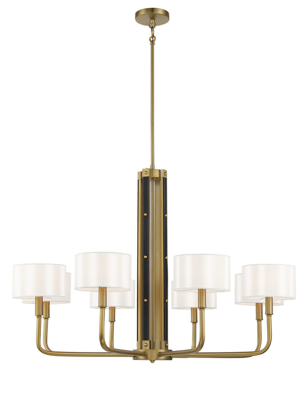 Minka-Lavery - 2788-695 - Eight Light Chandelier - Chelsea - Soft Brass from Lighting & Bulbs Unlimited in Charlotte, NC