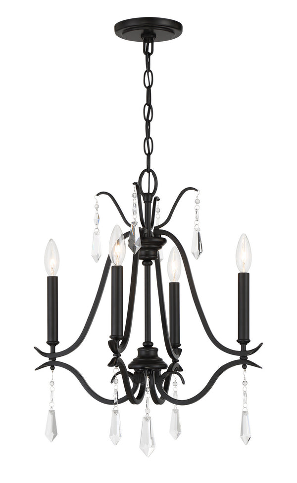 Minka-Lavery - 4444-66A - Four Light Chandelier - Laurel Estate - Coal from Lighting & Bulbs Unlimited in Charlotte, NC