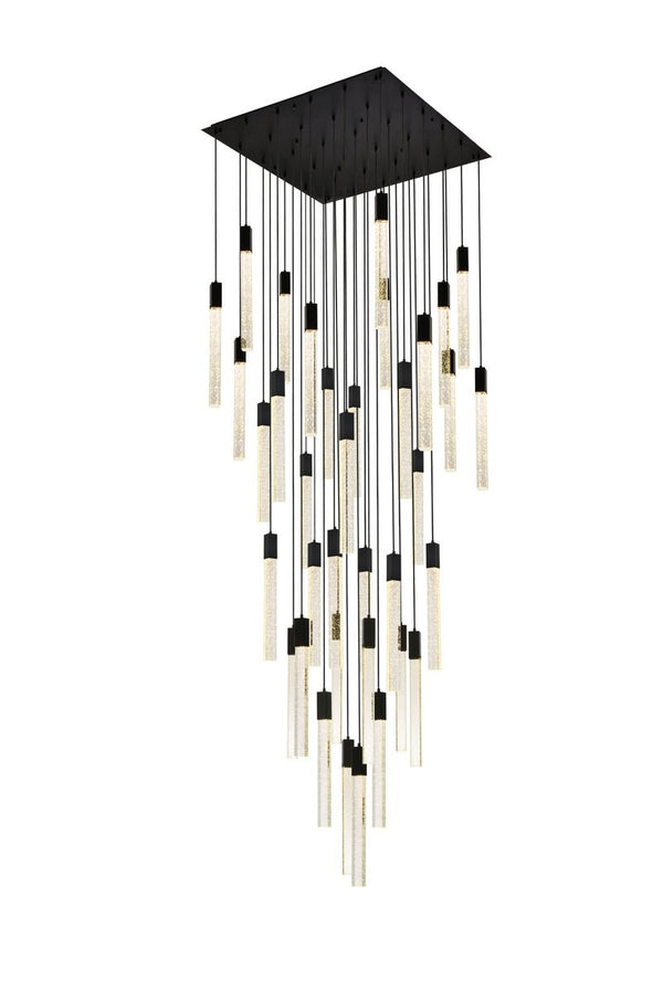 Elegant Lighting - 2066G42BK - 36 Light Pendant - Weston - Black from Lighting & Bulbs Unlimited in Charlotte, NC