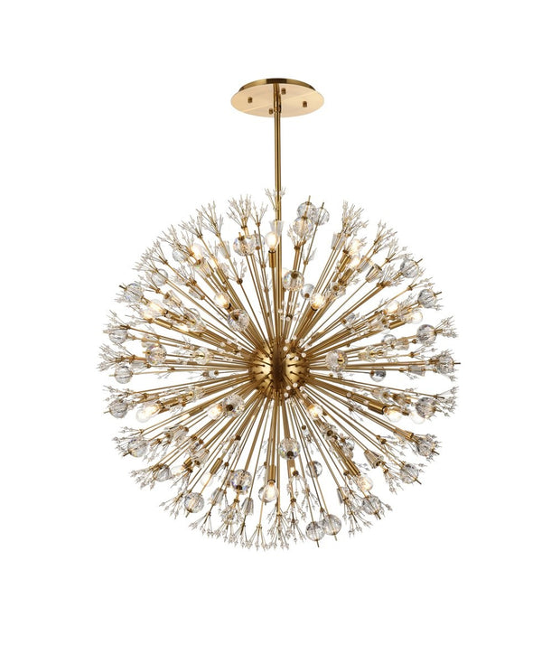 Elegant Lighting - 2500D44SG - 32 Light Pendant - Vera - Gold from Lighting & Bulbs Unlimited in Charlotte, NC