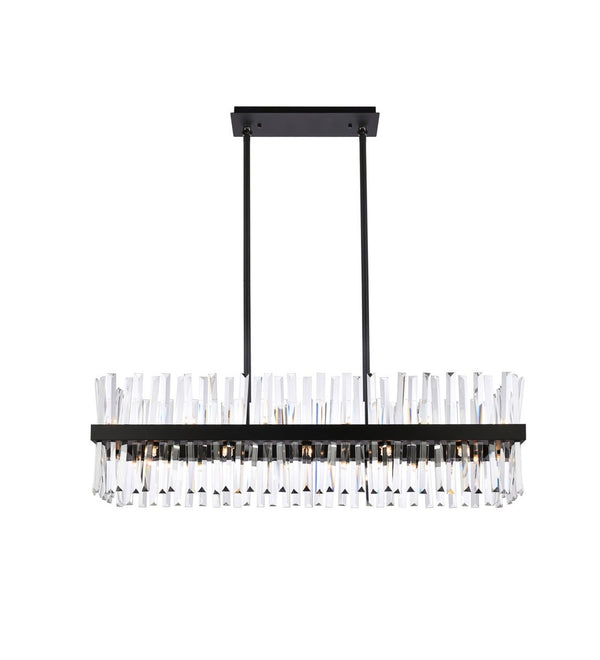 Elegant Lighting - 6200G42BK - 24 Light Chandelier - Serephina - Black from Lighting & Bulbs Unlimited in Charlotte, NC