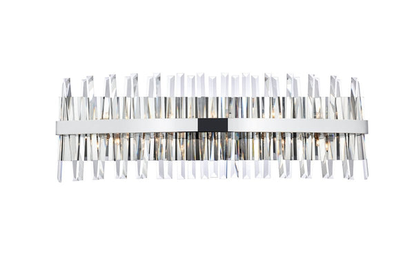 Elegant Lighting - 6200W36C - Ten Light Bath Sconce - Serephina - Chrome from Lighting & Bulbs Unlimited in Charlotte, NC