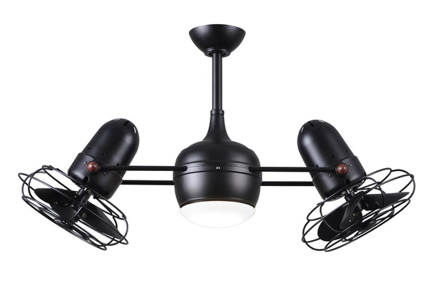 Matthews Fan Company - DGLK-BK-MTL - 41" Ceiling Fan - Dagny - Matte Black from Lighting & Bulbs Unlimited in Charlotte, NC