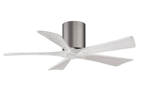Matthews Fan Company - IR5H-BP-MWH-42 - 42" Ceiling Fan - Irene - Brushed Pewter from Lighting & Bulbs Unlimited in Charlotte, NC