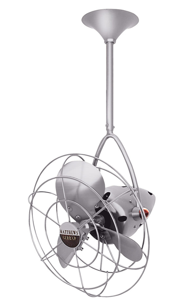 Matthews Fan Company - JD-BN-MTL - 16" Ceiling Fan - Jarold Direcional - Brushed Nickel from Lighting & Bulbs Unlimited in Charlotte, NC