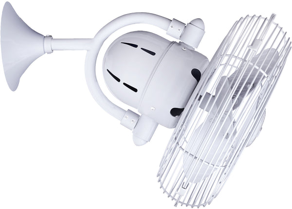 Matthews Fan Company - KC-WH - 13" Ceiling Fan - Kaye - Gloss White from Lighting & Bulbs Unlimited in Charlotte, NC