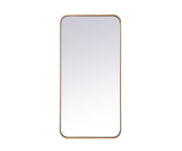 Elegant Lighting - MR801836BR - Mirror - Evermore - Brass from Lighting & Bulbs Unlimited in Charlotte, NC