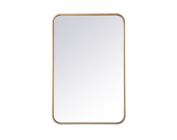 Elegant Lighting - MR802030BR - Mirror - Evermore - Brass from Lighting & Bulbs Unlimited in Charlotte, NC