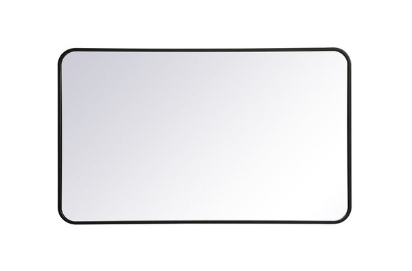 Elegant Lighting - MR802440BK - Mirror - Evermore - Black from Lighting & Bulbs Unlimited in Charlotte, NC