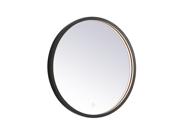 Elegant Lighting - MRE6021BK - LED Mirror - Pier - Black from Lighting & Bulbs Unlimited in Charlotte, NC
