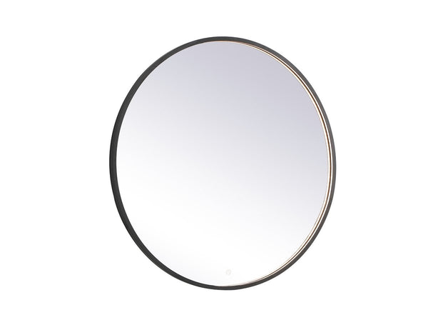 Elegant Lighting - MRE6039BK - LED Mirror - Pier - Black from Lighting & Bulbs Unlimited in Charlotte, NC