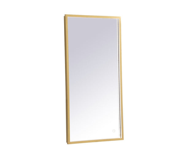Elegant Lighting - MRE6048BR - LED Mirror - Pier - Brass from Lighting & Bulbs Unlimited in Charlotte, NC
