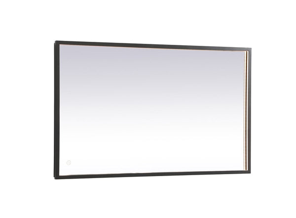 Elegant Lighting - MRE62430BK - LED Mirror - Pier - Black from Lighting & Bulbs Unlimited in Charlotte, NC