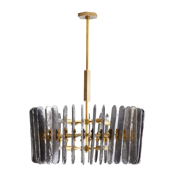 Arteriors - 89066 - Eight Light Chandelier - Klaus - Smoke from Lighting & Bulbs Unlimited in Charlotte, NC
