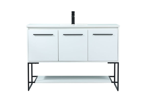 Elegant Lighting - VF42548MWH - Vanity Sink Set - Sloane - White from Lighting & Bulbs Unlimited in Charlotte, NC