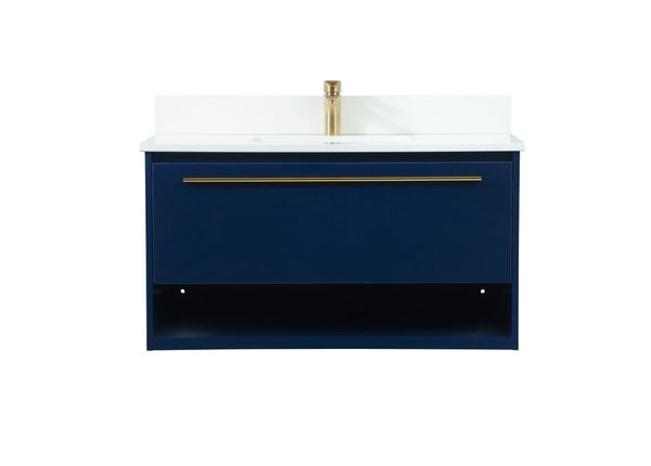 Elegant Lighting - VF43536MBL-BS - Vanity Sink Set - Roman - Blue from Lighting & Bulbs Unlimited in Charlotte, NC