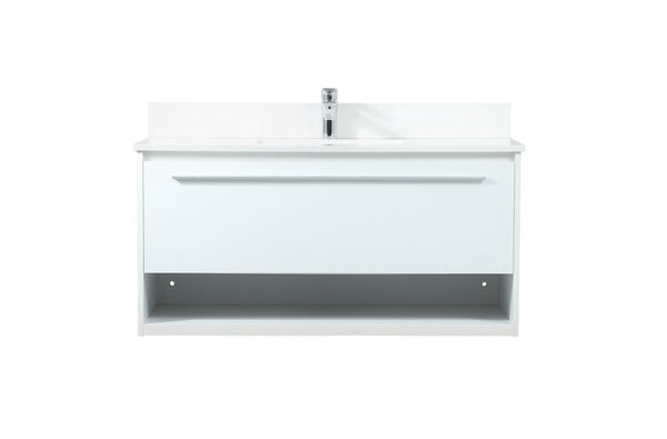 Elegant Lighting - VF43540MWH-BS - Vanity Sink Set - Roman - White from Lighting & Bulbs Unlimited in Charlotte, NC