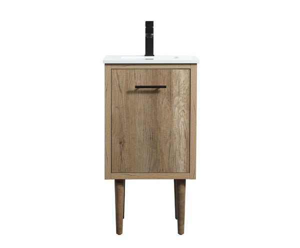 Elegant Lighting - VF48018NT - Single Bathroom Vanity - Cyrus - Natural Oak from Lighting & Bulbs Unlimited in Charlotte, NC