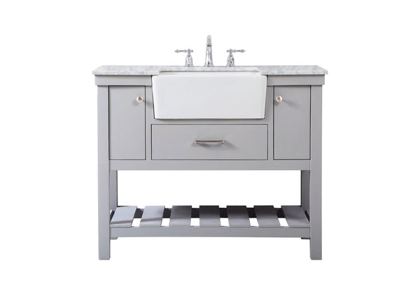 Elegant Lighting - VF60142GR - Single Bathroom Vanity - Clement - Grey from Lighting & Bulbs Unlimited in Charlotte, NC