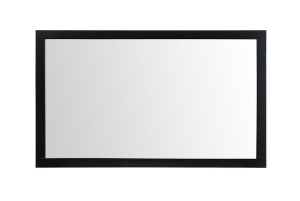 Elegant Lighting - VM26036BK - Vanity Mirror - Aqua - Black from Lighting & Bulbs Unlimited in Charlotte, NC