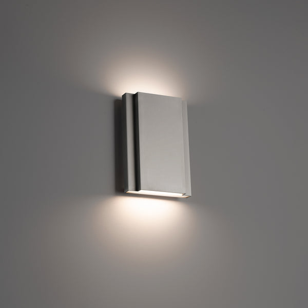 W.A.C. Lighting - WS-81208-35-BN - LED Wall Sconce - Layne - Brushed Nickel from Lighting & Bulbs Unlimited in Charlotte, NC
