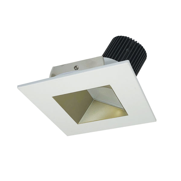 Nora Lighting - NIO-4SW35XCHMPW/10 - Non-Adjustable - Champagne Haze Reflector / Matte Powder White Flange from Lighting & Bulbs Unlimited in Charlotte, NC