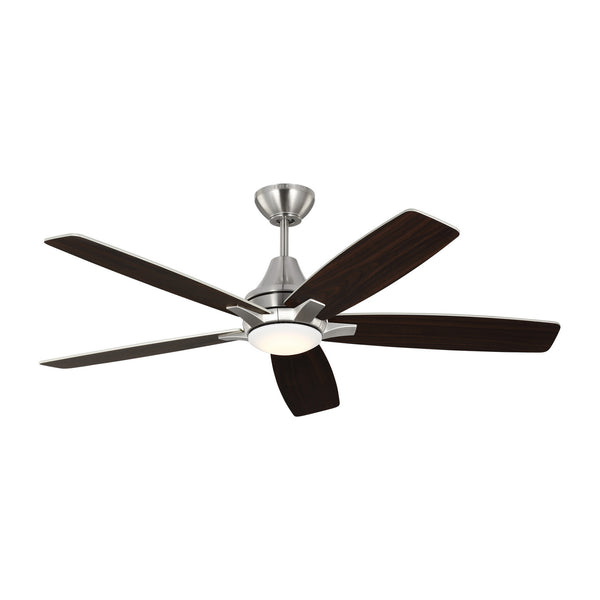 Generation Lighting - 5LWDR52BSD - 52" Ceiling Fan - Lowden 52 LED - Brushed Steel from Lighting & Bulbs Unlimited in Charlotte, NC
