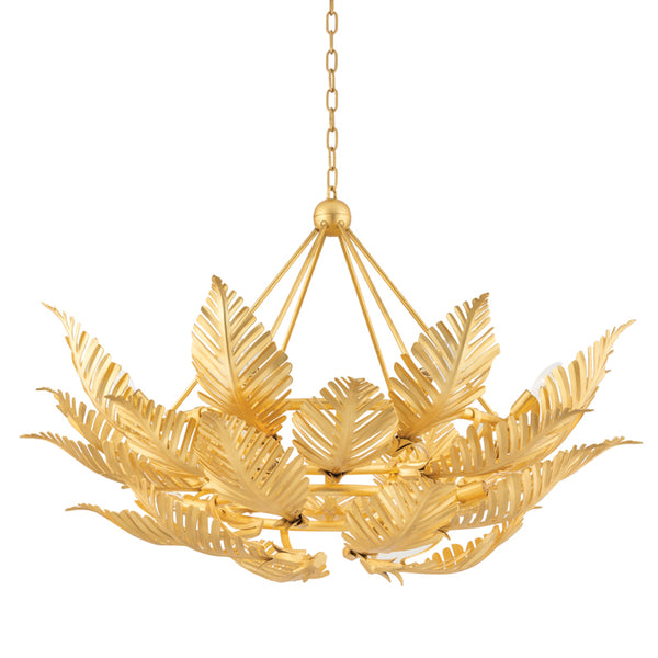 Corbett Lighting - 317-412-GL - 12 Light Pendant - Tropicale - Gold Leaf from Lighting & Bulbs Unlimited in Charlotte, NC