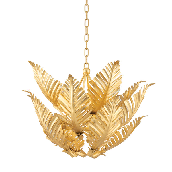 Corbett Lighting - 317-48-GL - Eight Light Pendant - Tropicale - Gold Leaf from Lighting & Bulbs Unlimited in Charlotte, NC