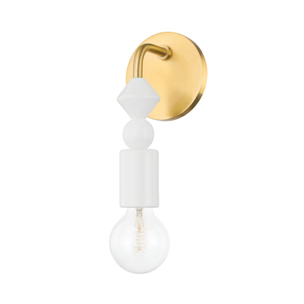 Mitzi - H471101-AGB - One Light Wall Sconce - Flora - Aged Brass from Lighting & Bulbs Unlimited in Charlotte, NC